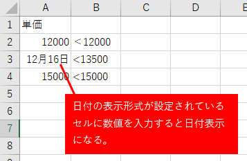 日付に変わる