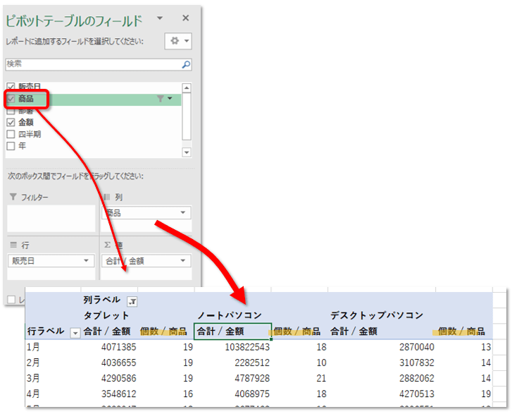 個数のカウント