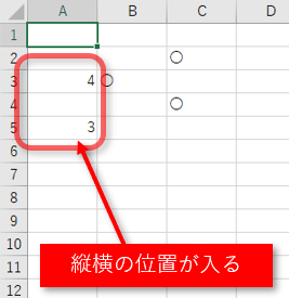 縦横の表示